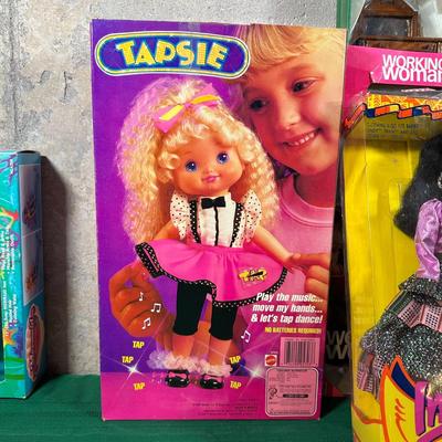 LOT 110: Vintage Doll Collection - Barbie, Imani African Fantasy, Tapsie & More