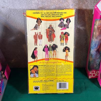 LOT 110: Vintage Doll Collection - Barbie, Imani African Fantasy, Tapsie & More