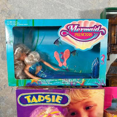 LOT 110: Vintage Doll Collection - Barbie, Imani African Fantasy, Tapsie & More