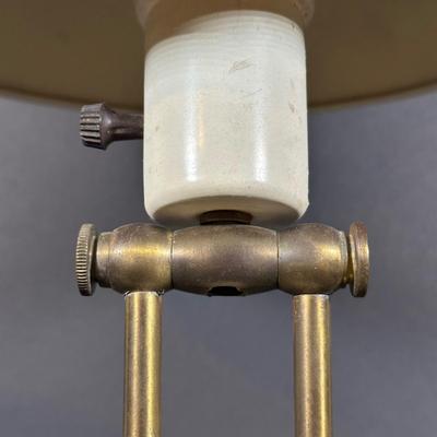 LOT 113: Vintage Toleware Table Lamp