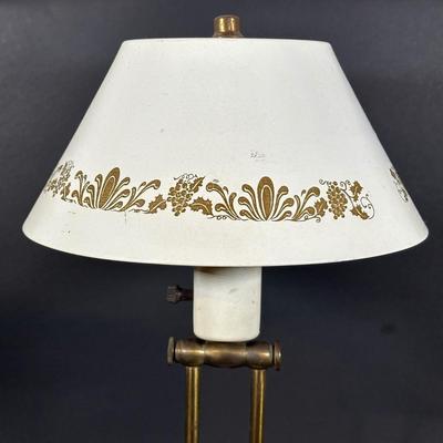 LOT 113: Vintage Toleware Table Lamp