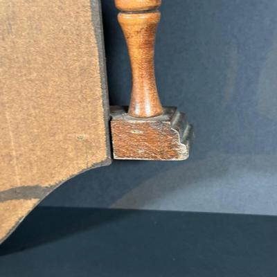 LOT 114: Bulova Vintage Wooden Wall Clock