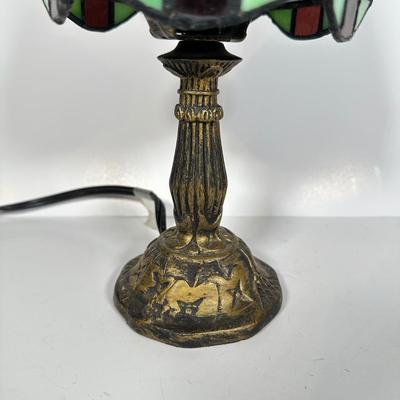 LOT 122: Beautiful Stained Glass Table Lamp & More