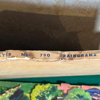 LOT 127: Vintage Trainorama 3D Scenic Background For Model Trains & More