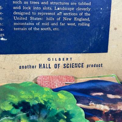 LOT 127: Vintage Trainorama 3D Scenic Background For Model Trains & More