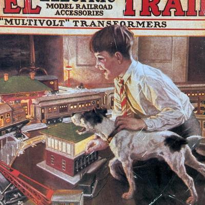 LOT 127: Vintage Trainorama 3D Scenic Background For Model Trains & More