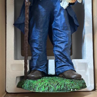 LOT 129: Home Decor Rabbit Figure in Original Box 33" Tall