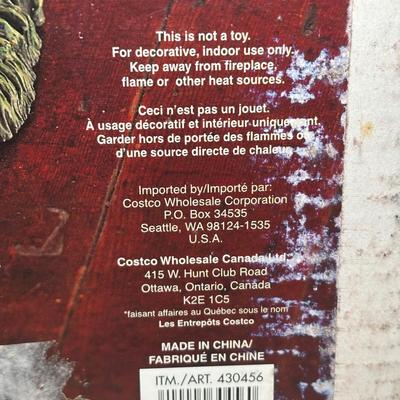 LOT 129: Home Decor Rabbit Figure in Original Box 33" Tall