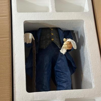 LOT 129: Home Decor Rabbit Figure in Original Box 33" Tall