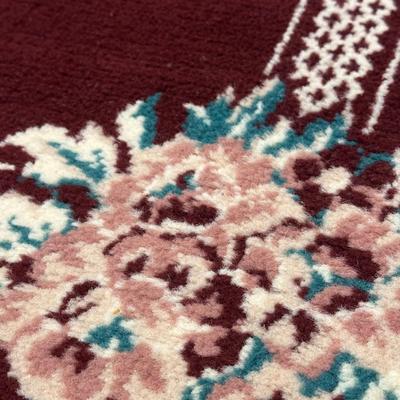 LOT 132: 47”x66” Vintage Handmade Floral Rug