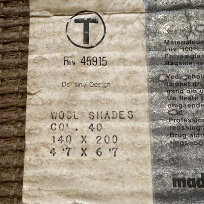 LOT 134: Vintage Top Of The Line 100% Wool Rug