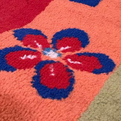 LOT 135: Beautiful Colorful Floral Rug