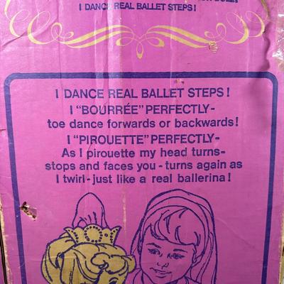 LOT 138: Vintage 1968 Mattel’s Dancerina Doll w/ Box