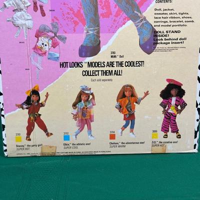 LOT 139: Vintage Mattel Hot Looks Dolls in Box w/ Accessories - Elkie & Mimi