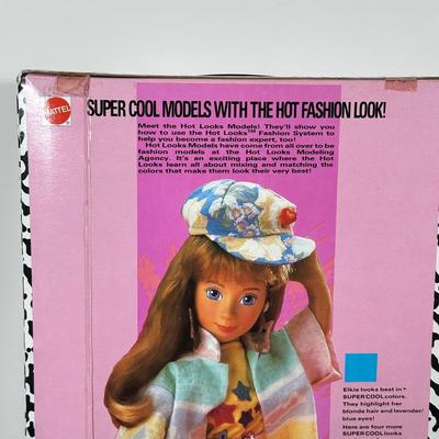 LOT 139: Vintage Mattel Hot Looks Dolls in Box w/ Accessories - Elkie & Mimi