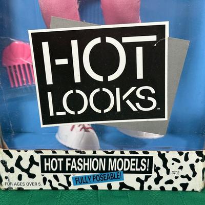 LOT 139: Vintage Mattel Hot Looks Dolls in Box w/ Accessories - Elkie & Mimi