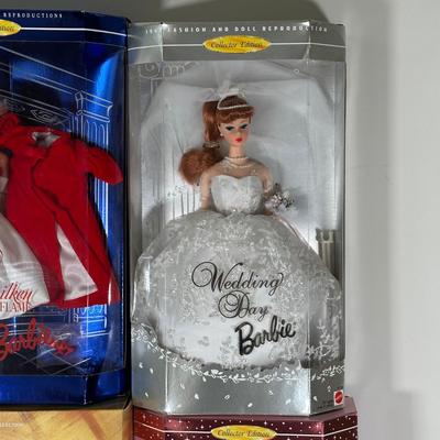 LOT 143: Barbie Collection In Packages - Wedding Day Barbie, Jewel Princess Barbie, Sugar Plum Fairy & More