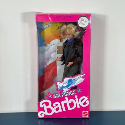 LOT 144: Vintage Navy, Air Force, Army & Marine Corps Barbie Collection w/ Box