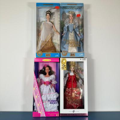 LOT 145: Vintage Barbie Collection - Puerto Rican Barbie, Princess Of Ancient Greece & More
