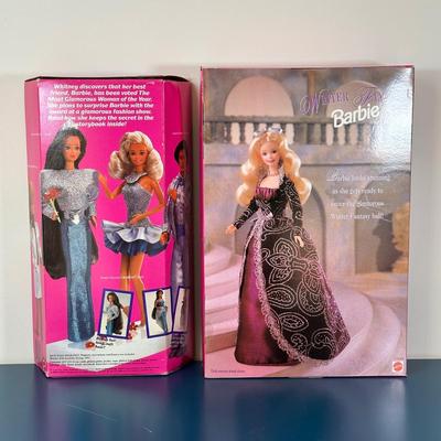 LOT 147: Vintage Barbie Collection - Bedtime Barbie, Twinkle Lights, Winter Fantasy & More