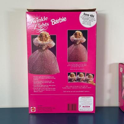 LOT 147: Vintage Barbie Collection - Bedtime Barbie, Twinkle Lights, Winter Fantasy & More