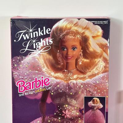 LOT 147: Vintage Barbie Collection - Bedtime Barbie, Twinkle Lights, Winter Fantasy & More
