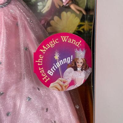 LOT 148: The Wizard Of Oz Dorthy & Glinda Barbie In Packaging