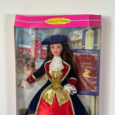 LOT 149: Vintage Barbie Had A Little Lamb, Patriot Barbie & Civil War Nurse Barbie in Package