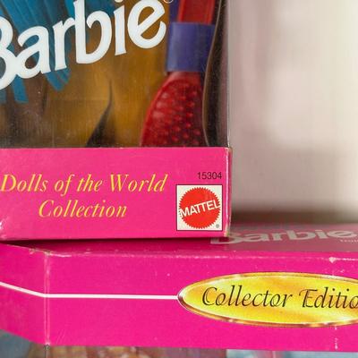 LOT 153: Native American Barbie Collection