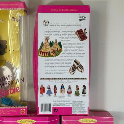 LOT 153: Native American Barbie Collection