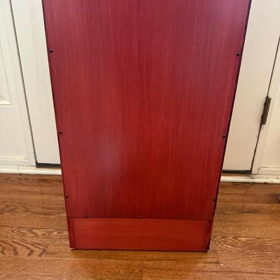 LOT 154: Hand Painted Wooden Cabinet