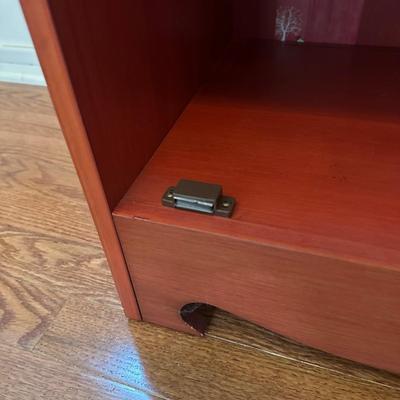 LOT 154: Hand Painted Wooden Cabinet