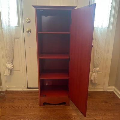 LOT 154: Hand Painted Wooden Cabinet