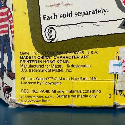 LOT 160: Where’s Waldo? Waldo Doll in Box