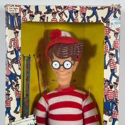 LOT 160: Where’s Waldo? Waldo Doll in Box