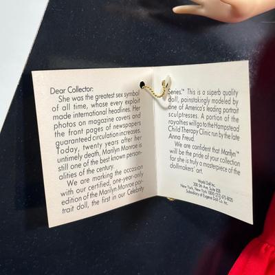 LOT 161: Vintage 1983 Marilyn Monroe World Doll w/ Box