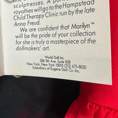 LOT 161: Vintage 1983 Marilyn Monroe World Doll w/ Box