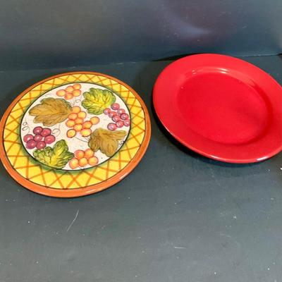 LOT:177: Extra Large Country Kitchen Lot Including Chicken Covered Bowl and 4 Egg Shaped Trinket Boxes Floral Trivets, Dishes and More