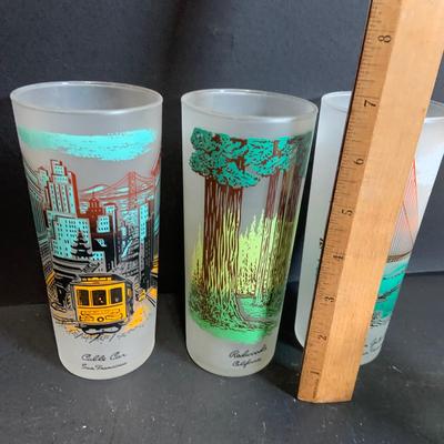 LOT:183: Johnson Brothers, Uranium Glass, Shaffordshire Ironstone, Libbey California Glasses, Franciscan Tea Pot and Butter Dish and More