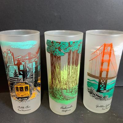 LOT:183: Johnson Brothers, Uranium Glass, Shaffordshire Ironstone, Libbey California Glasses, Franciscan Tea Pot and Butter Dish and More