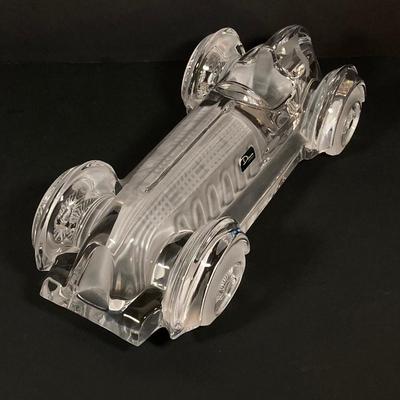LOT 217: Daum France Crystal Car - "Monoplace Le Mans #7"