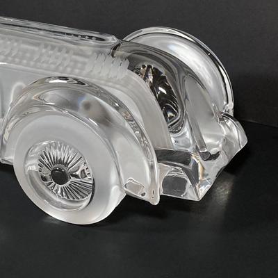 LOT 217: Daum France Crystal Car - "Monoplace Le Mans #7"