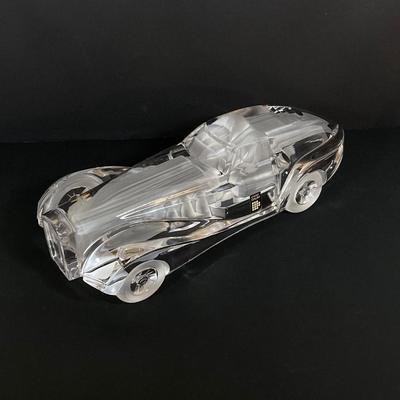 LOT 218: Stunning Daum France Crystal Riviera Coupe Car