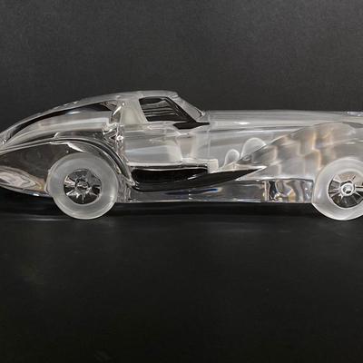 LOT 218: Stunning Daum France Crystal Riviera Coupe Car