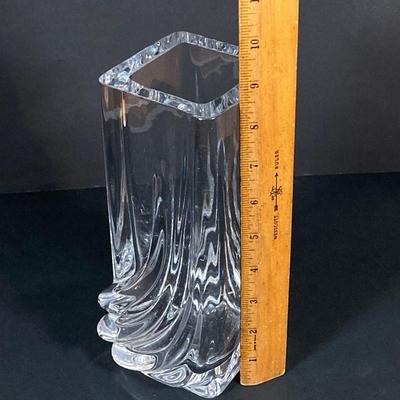 LOT 226: Signed Daum France Crystal Vase