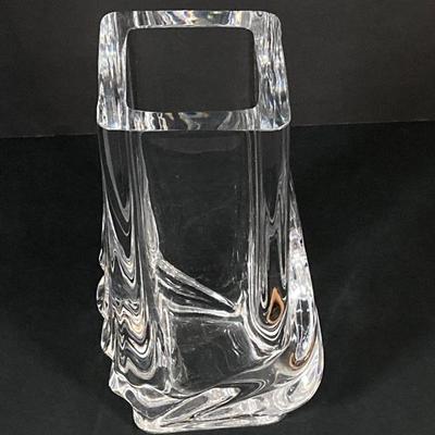 LOT 226: Signed Daum France Crystal Vase
