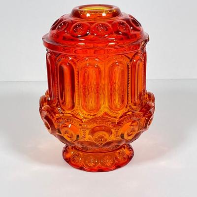 LOT 229: Fairy Lamp with Two Bottom Pieces and Crackle Glass Miniature Pitcher