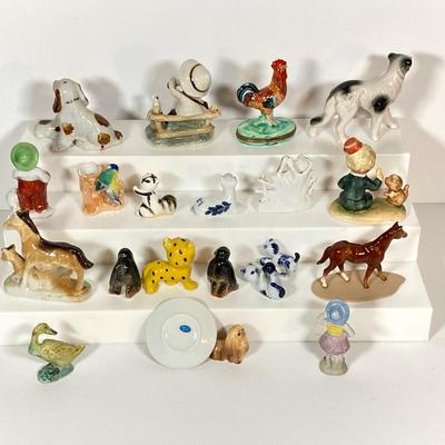LOT 232: Collection of Miniatures - Japan, Germany, Hagen-Renaker Inc, Limoges France and More