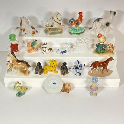 LOT 232: Collection of Miniatures - Japan, Germany, Hagen-Renaker Inc, Limoges France and More