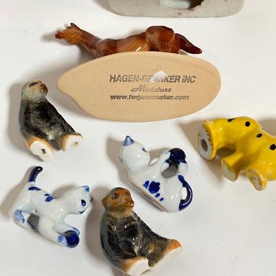 LOT 232: Collection of Miniatures - Japan, Germany, Hagen-Renaker Inc, Limoges France and More